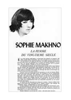sophie makhno la femme du vingtieme siecle
